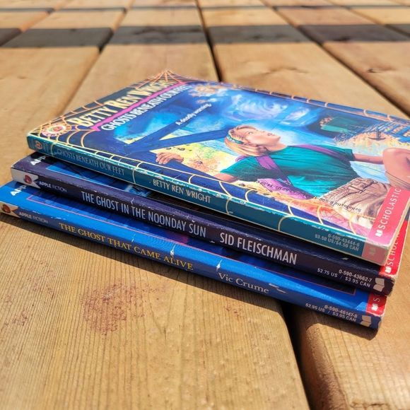 3 Book Bundle Scholastic Apple Paperbacks Vintage Ghost Chillers Readers Set 3 - Picture 17 of 17